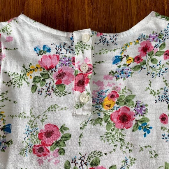 NEXT UK Girls Dress 2-3 2T 3T Toddler Girl Pretty Floral Lace Hi-Lo Flowers - Picture 4 of 6